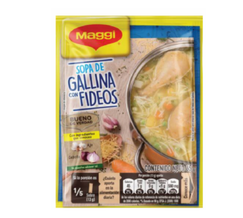 Maggi Fideo con Gallina | Paquete x 3