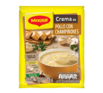 Maggi Crema Pollo con Champiñones | Paquete x 3