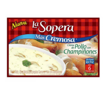 Sopera Crema de Pollo con Champiñones | Paquete x 3