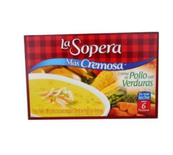 Sopera  Crema de Pollo con Verduras | Paquete x 3