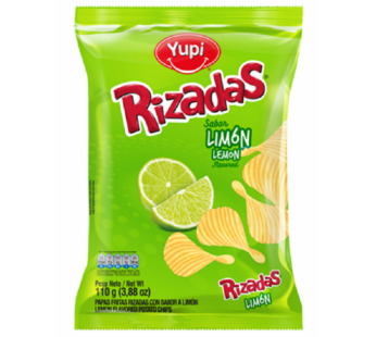 Papas Rizadas Limon 110 grs | Paquete x 3