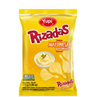 Papas Rizadas Mayonesa 110 grs | Paquete x 3